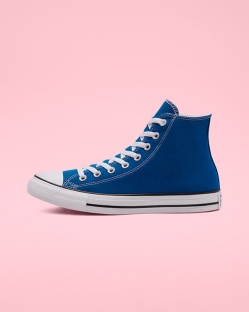 Converse Seasonal Color Chuck Taylor All Star Női Magasszárú Fehér/Kék | HXNFMBE-HU